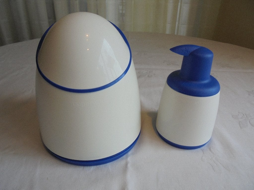 tupperware badkamer / keuken set Oceano, Ophalen of Verzenden, Gebruikt, Wit, Overige typen