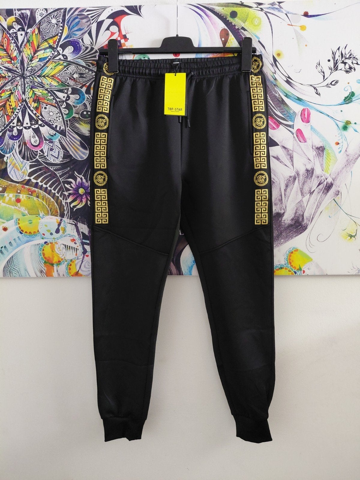 Nieuwe trainingsbroek Top Star maat L, Maat 52/54 (L), Zwart, Nieuw, Ophalen of Verzenden
