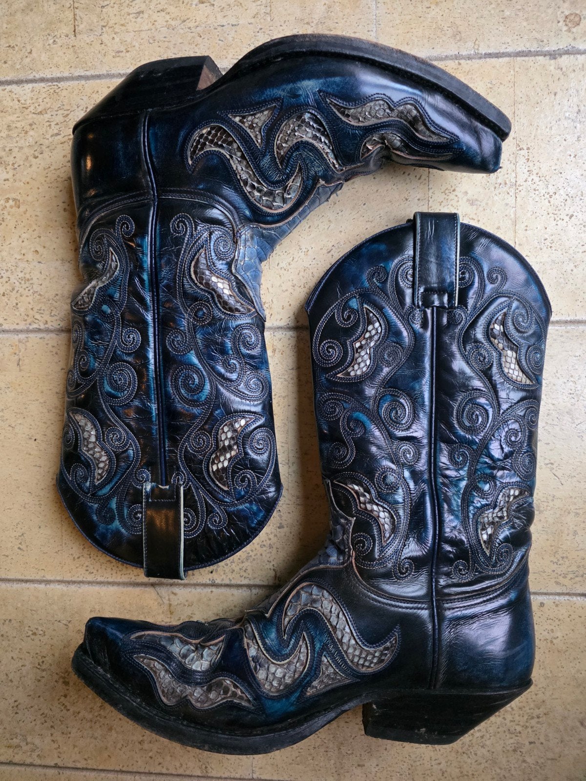 Sendra python boots mt 42. Blauw. Cowboy western laarzen, Ophalen of Verzenden, Blauw, Boots