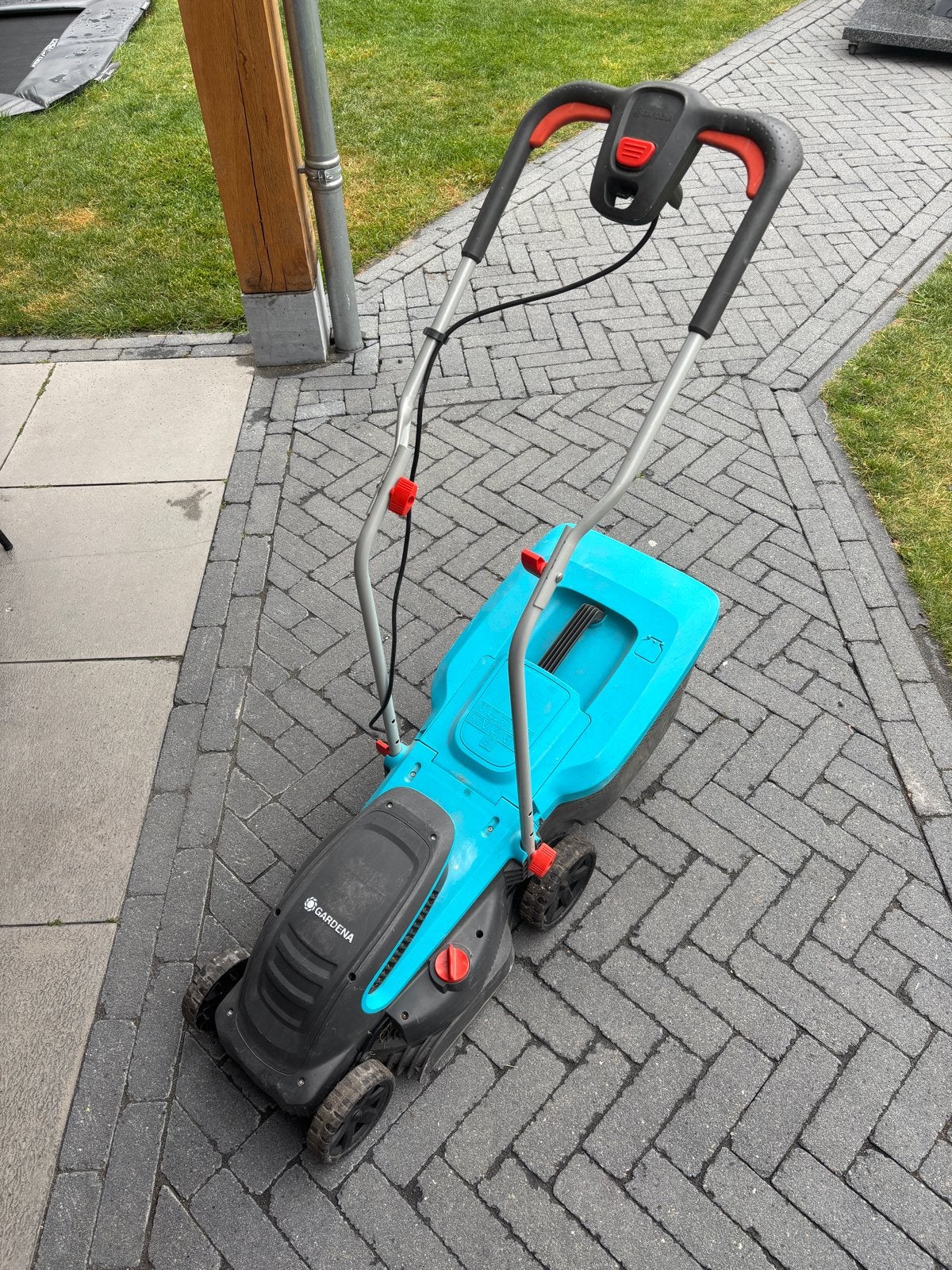 Gardena Elektrische Grasmaaier, Ophalen, Cirkelmaaier, Gebruikt, Elektrische grasmaaier