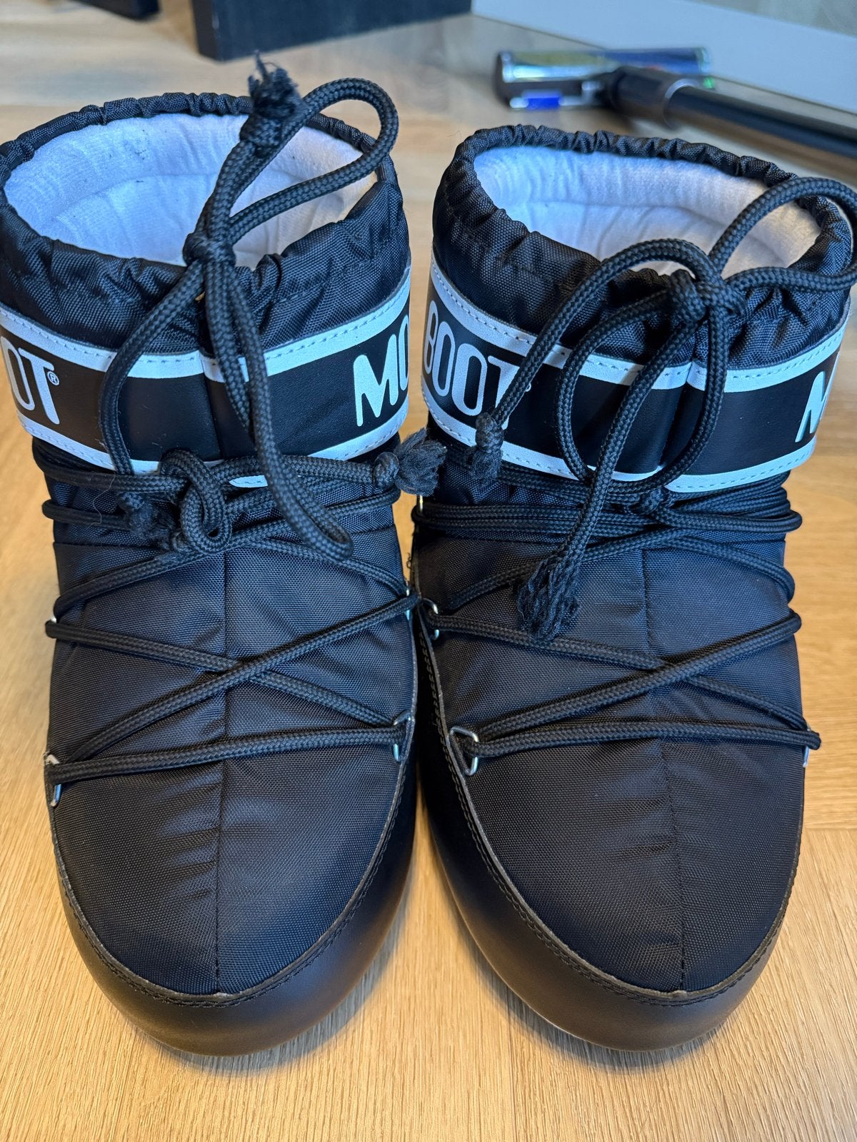 Moon Boot Icon Low Laarzen Zwart, Zwart, Snowboots, Ophalen of Verzenden, Zo goed als nieuw