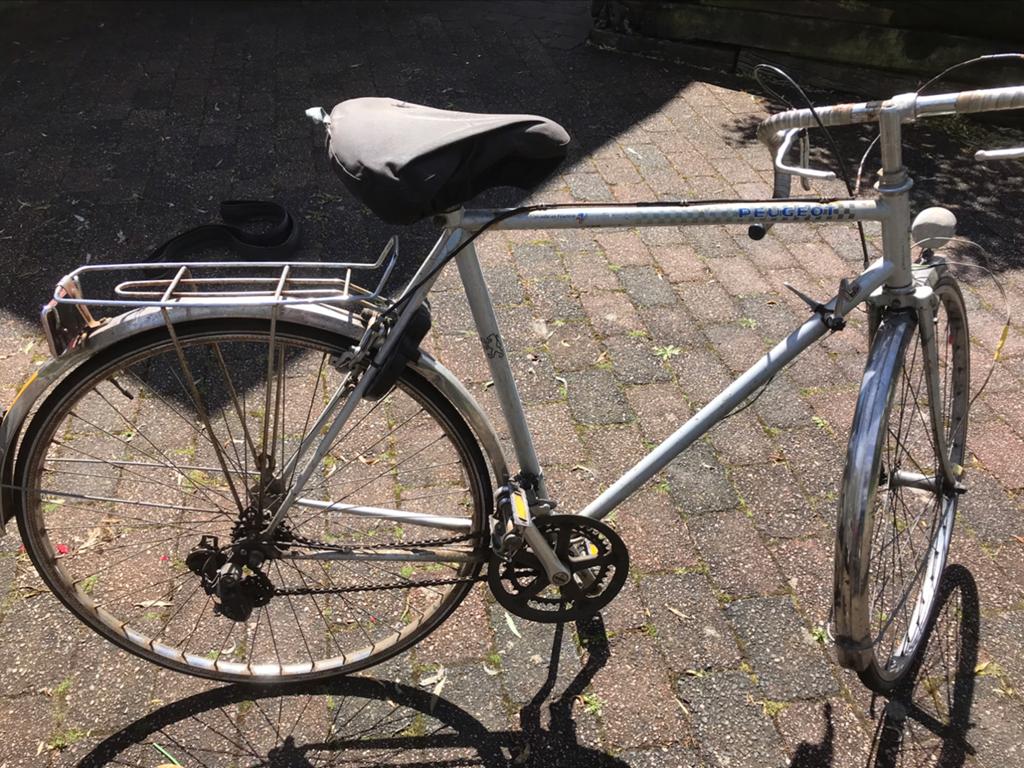 Oude racefiets, Fietsen en Brommers, Fietsen | Racefietsen, Gebruikt, Ophalen, Overige merken, 10 tot 15 versnellingen