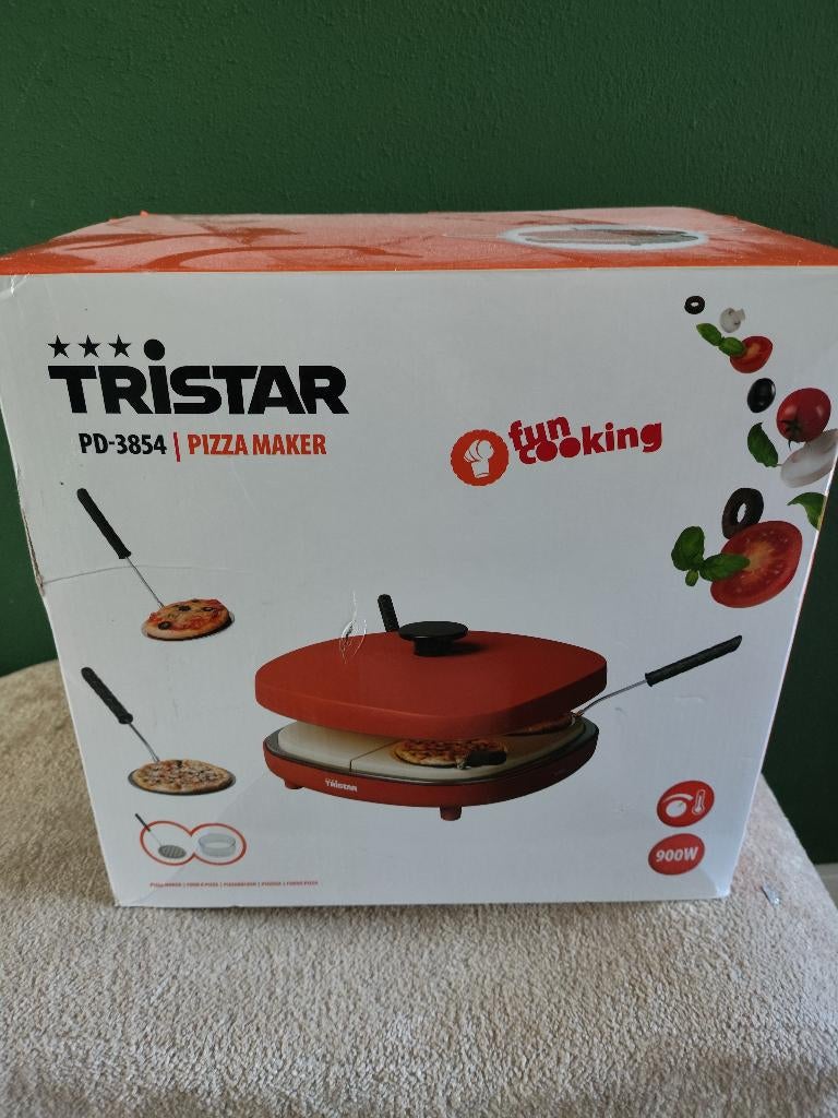 Tristar pizzarette, Witgoed en Apparatuur, Gourmetstellen, Ophalen of Verzenden, Zo goed als nieuw, 4 t/m 7 personen