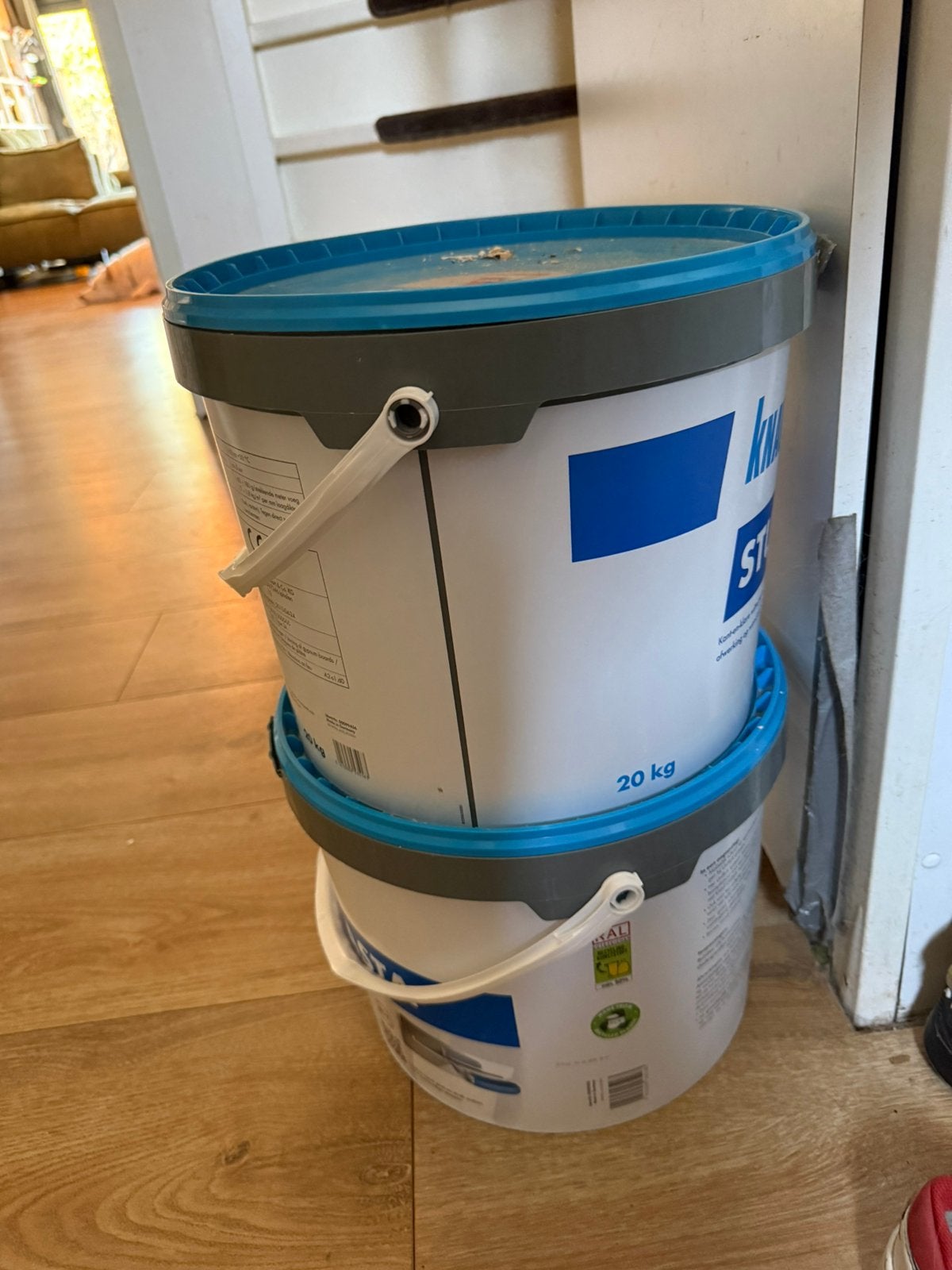 Knauf Stucpasta 20kg + 5kg, Ophalen, Zo goed als nieuw, Wit