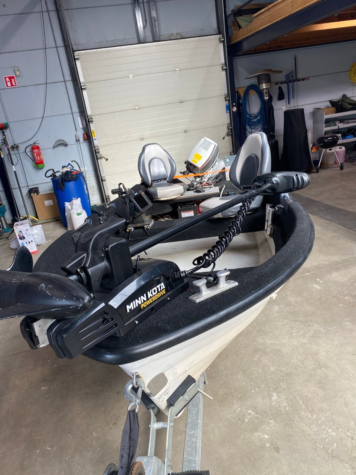 Complete visboot met 9.9 pk honda, minn kota en raymarine 9, Ophalen, Overige merken, Gebruikt, Tot 10 pk