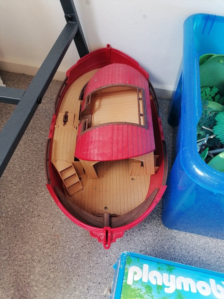 Playmobil ark van Noah, Ophalen, Complete set, Zo goed als nieuw, Boot/Schip