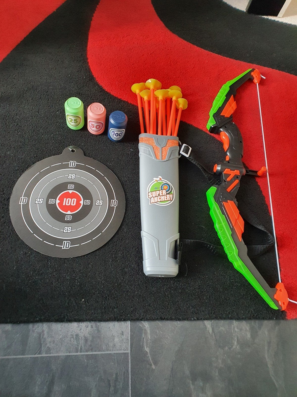 Super Archery Boogschietset met Licht en Doel, Ophalen of Verzenden, Zo goed als nieuw