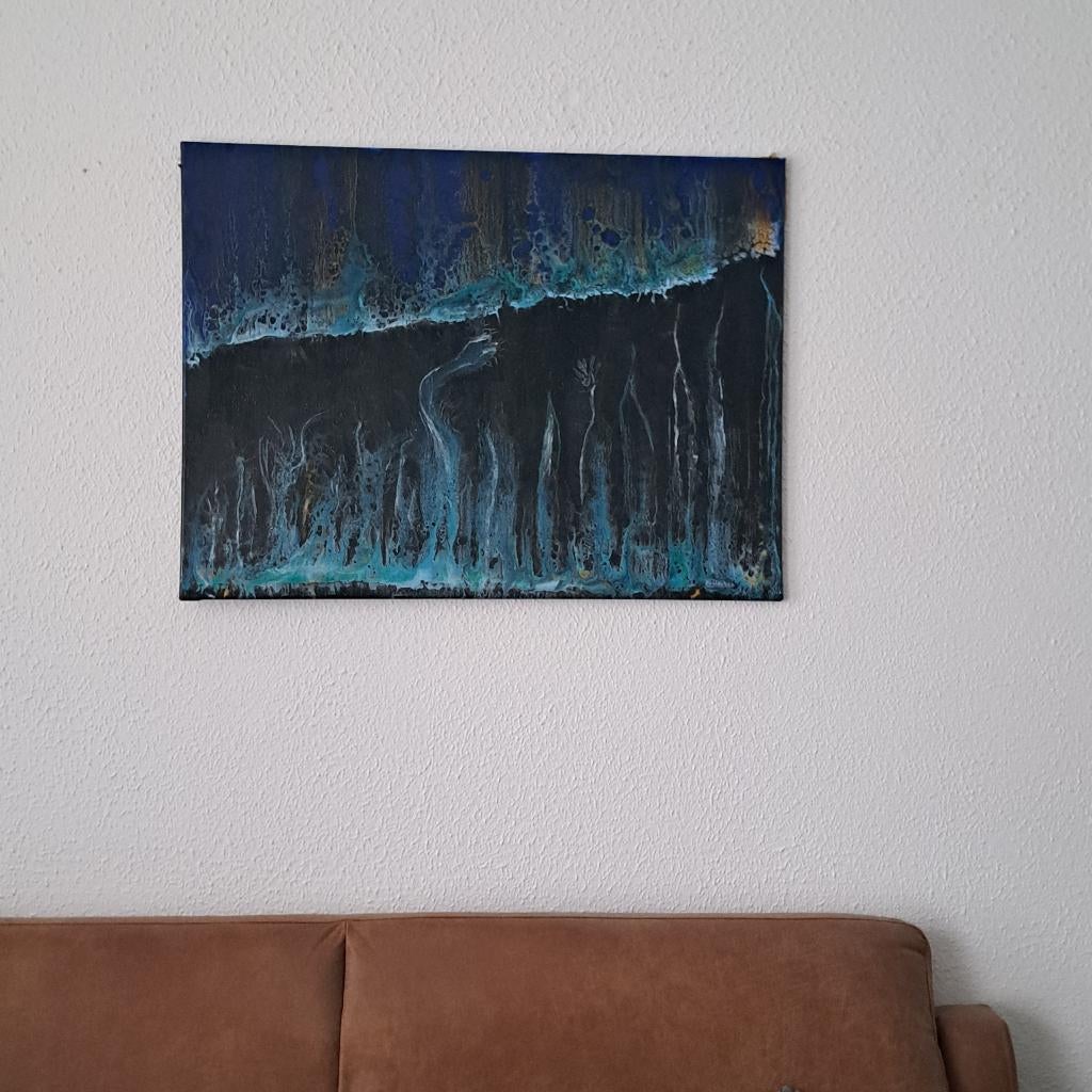 schilderij, Ophalen, Zo goed als nieuw, Schilderij, 75 tot 100 cm