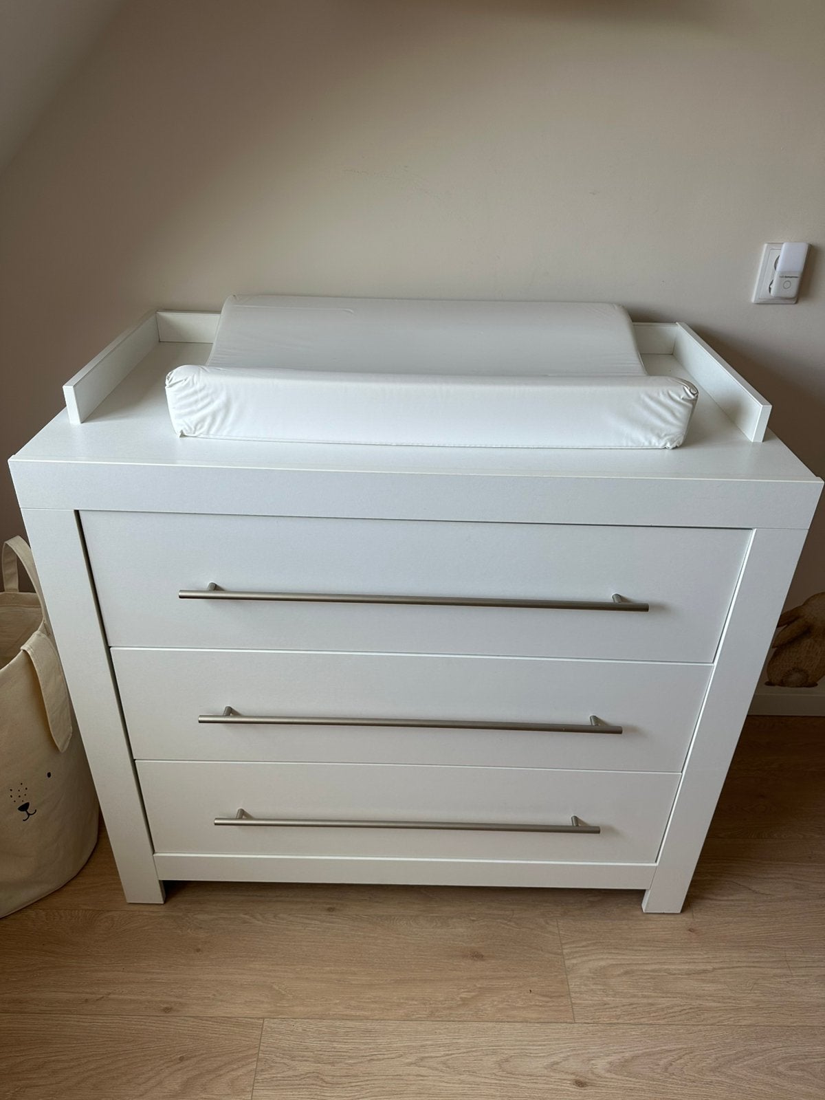 Vittoria Commode en kledingkast wit babykamer, Ophalen, 50 tot 70 cm, 105 cm of meer, 100 cm of meer