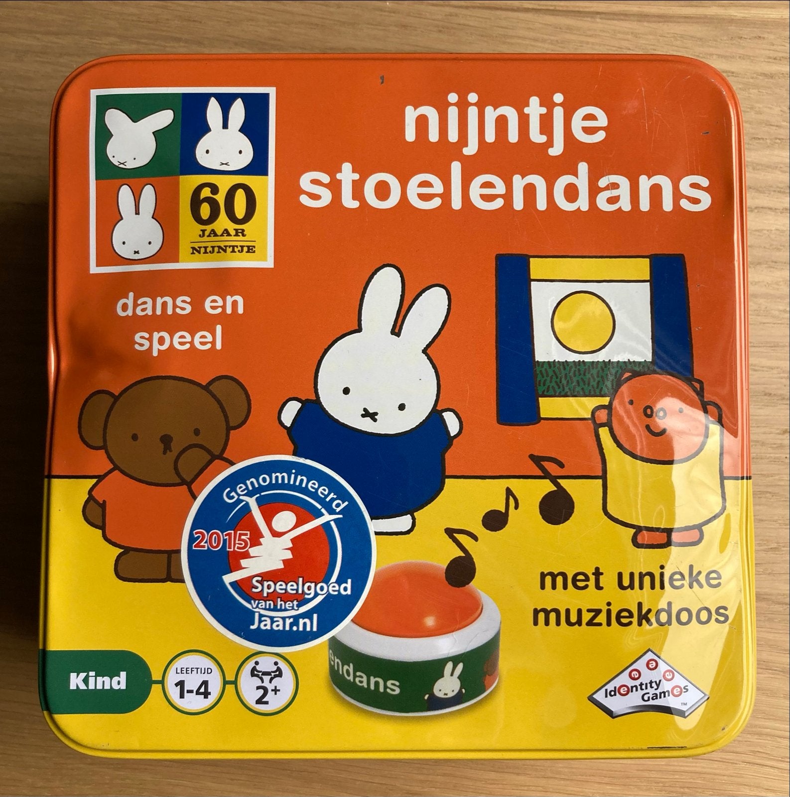 Nijntje Stoelendans spel met muziekdoosje, Ophalen of Verzenden, Gebruikt, Overige typen, Met geluid