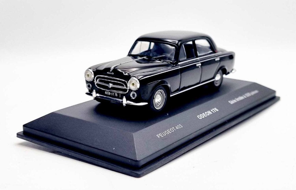 Odeon 1:43 Peugeot 403 1956 zwart , limited 500 pcs, Overige merken, -, Nieuw, Ophalen of Verzenden