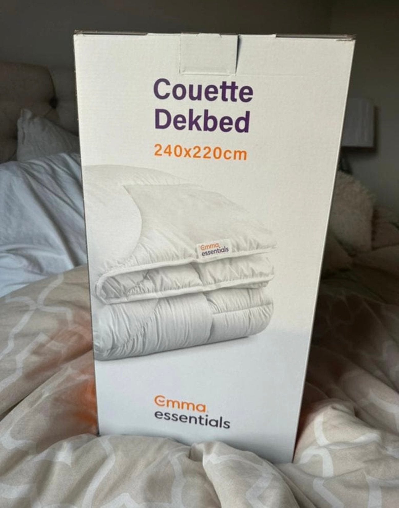 Nieuw emma essentials couette dekbed, afmeting 240x220 cm, Wit, Ophalen of Verzenden, Deken of Dekbed, Nieuw