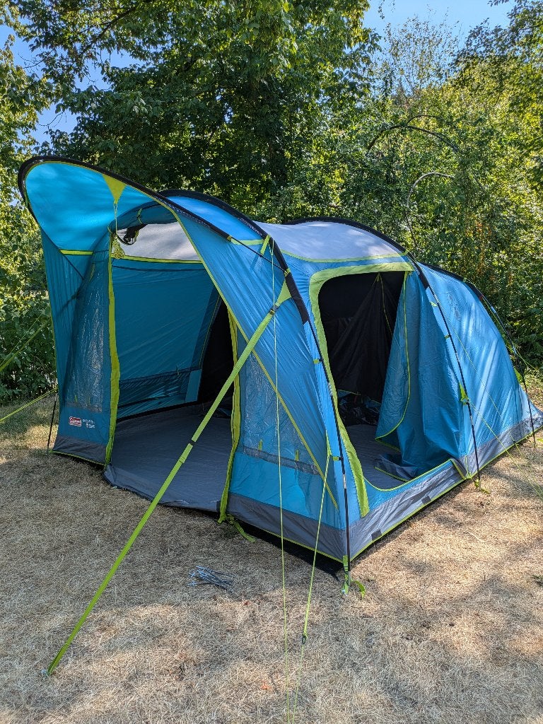 Coleman Castle Pines 4 BlackOut Tunneltent, Ophalen, Gebruikt, Tot en met 4