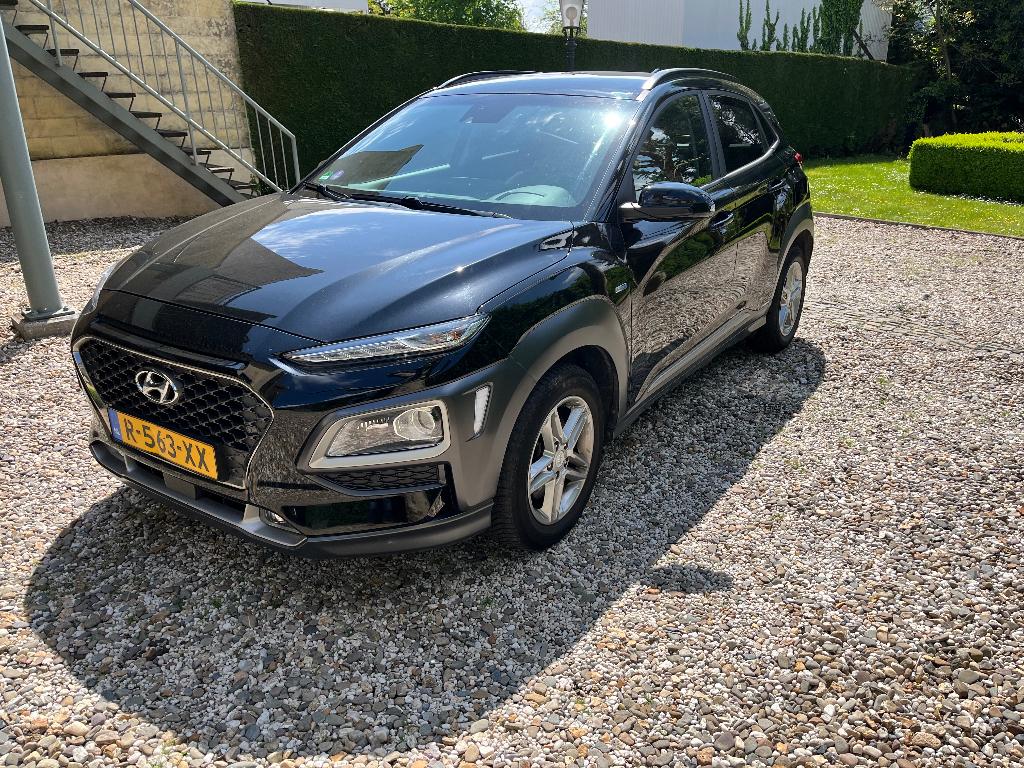 Hyundai Kona Hybrid 105pk 2WD 2019 Zwart, Auto's, Hyundai, SUV of Terreinwagen, 104 pk, 1300 kg, 5 stoelen