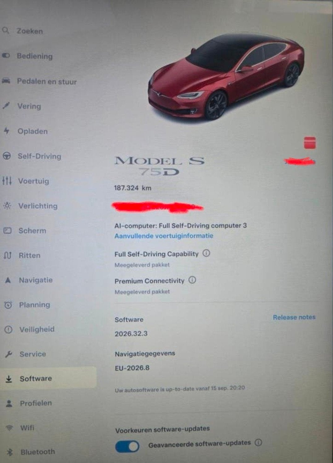 Foto 10 van Tesla Model S 75D 2018 HW3 / MCU2 / FSD / CCS,  Plaidlook