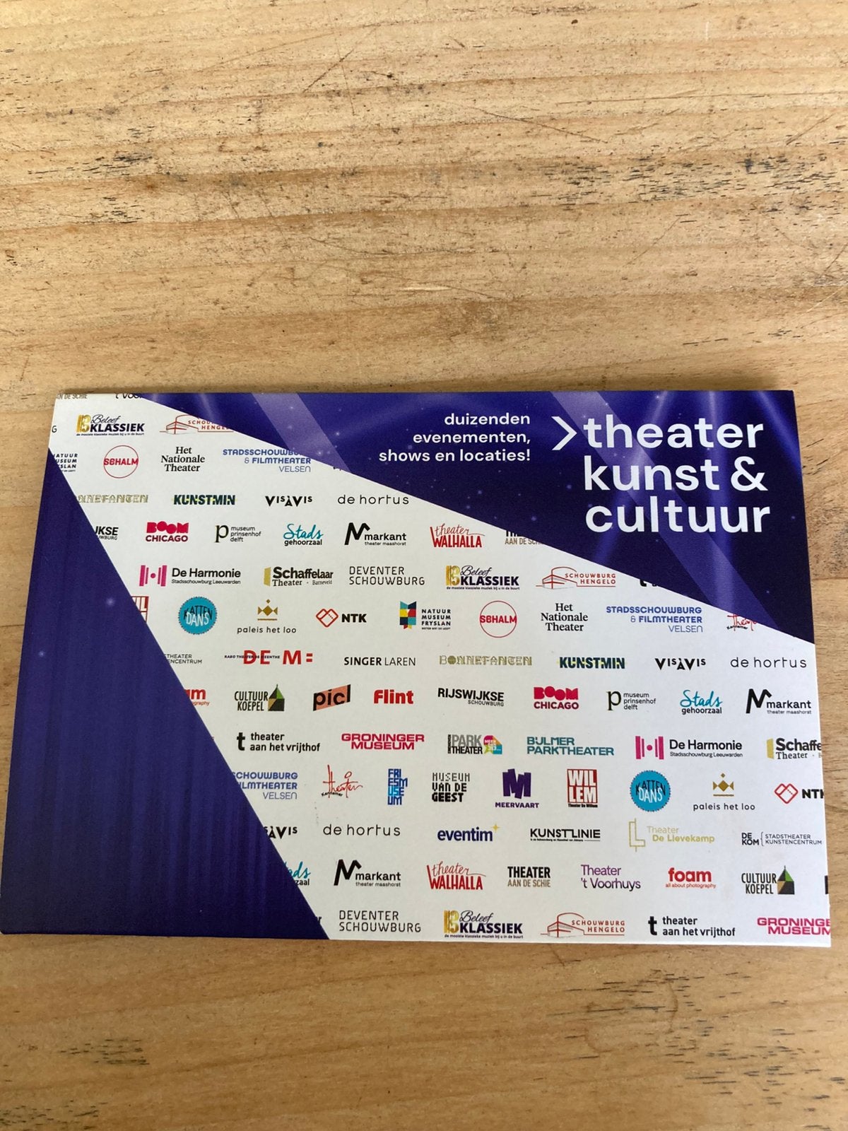 Theater bon EUR 50, Tickets en Kaartjes, Eén persoon, Cadeaubon