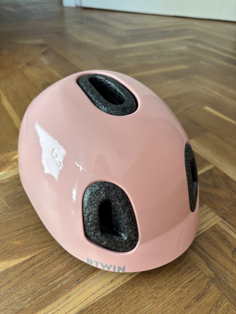 Helm kind pink Helmet xxs (44-49), Btwin / Decathlon, Meisje, Zo goed als nieuw, Ophalen