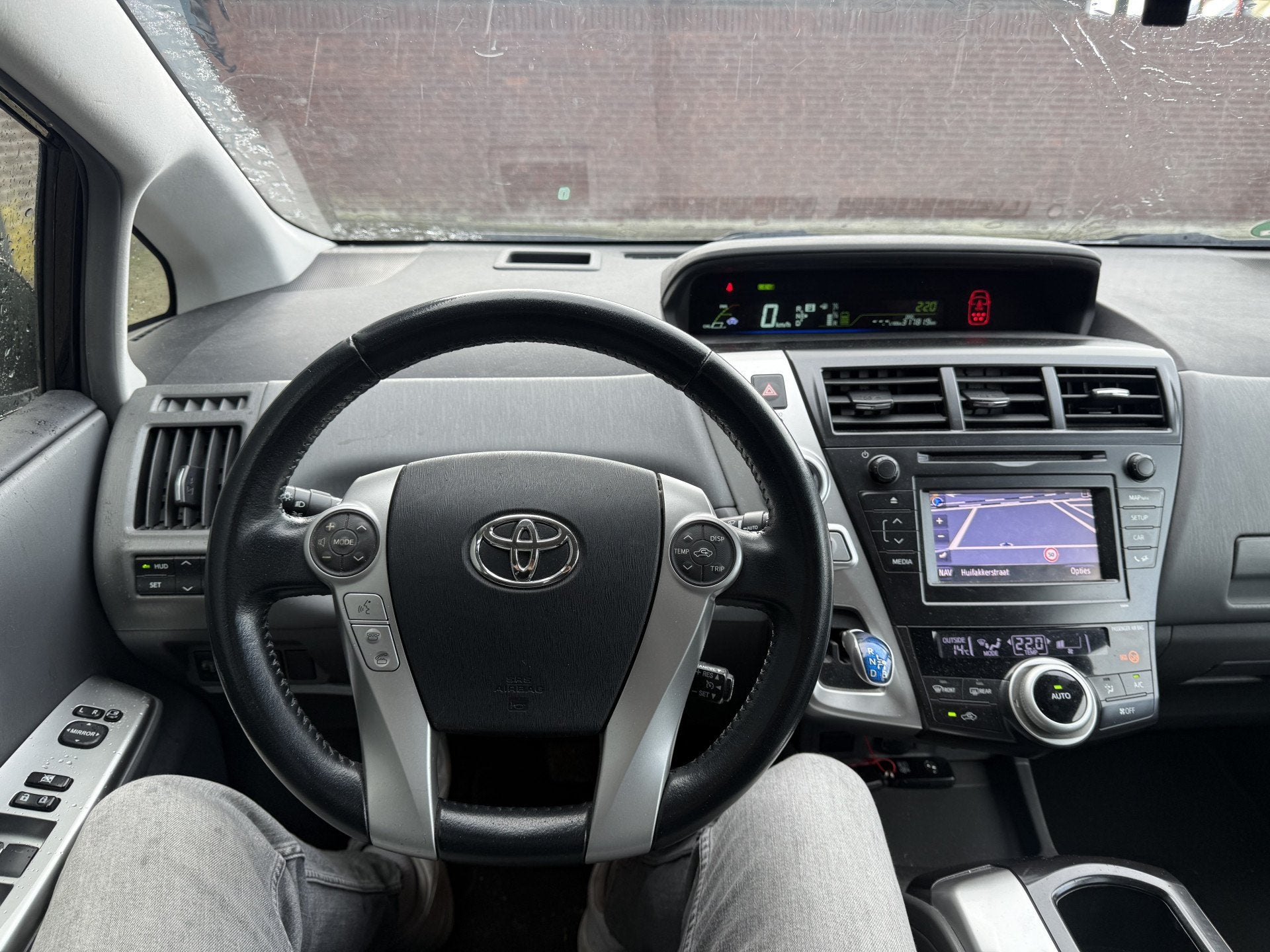 Toyota Prius Wagon 1.8 Aspiration 7 Zitter/7 Seats, Auto's, Euro 5, Gebruikt, Zwart, 4 cilinders