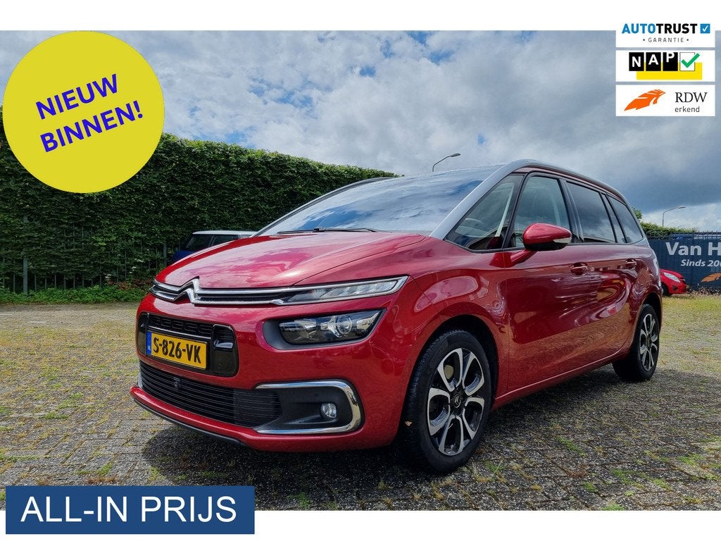 Citroën Grand C4 Spacetourer 1.6 PureTech Shine ✅BOM VOLL, Auto's, Citroën, Bedrijf, Te koop, C4 (Grand) Picasso, ABS, Achteruitrijcamera