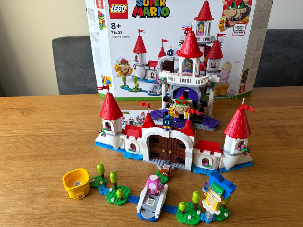 LEGO Super Mario Peach's Kasteel (71408), Overige thema's, Lego, Ophalen of Verzenden, Zo goed als nieuw