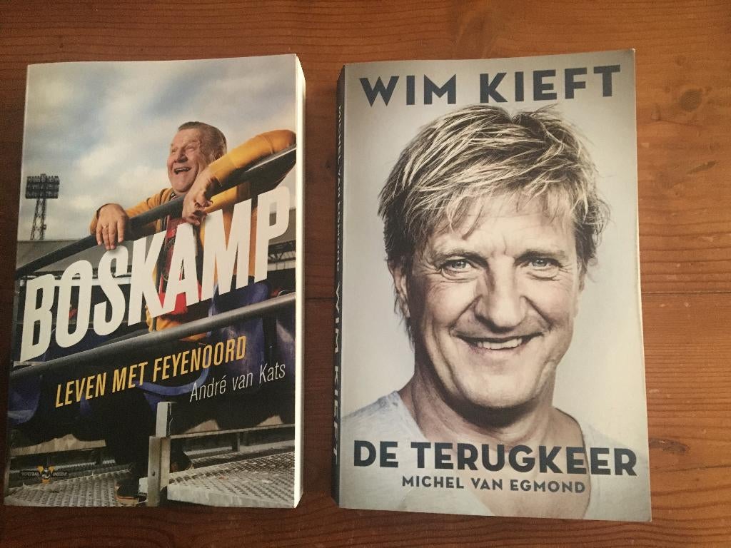voetbalboeken- Jan Boskamp en Wim Kieft, Ophalen of Verzenden, Zo goed als nieuw, Balsport