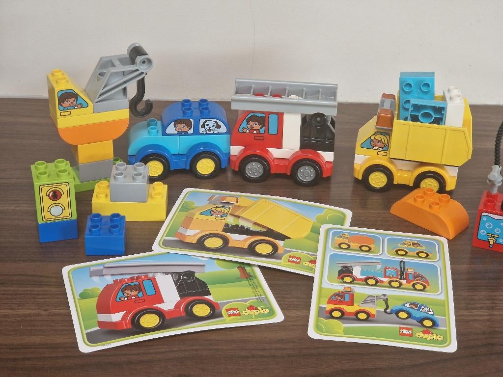 lego duplo Mijn eerste wagens en trucks - 10816, Ophalen of Verzenden, Zo goed als nieuw, Compleet, Duplo