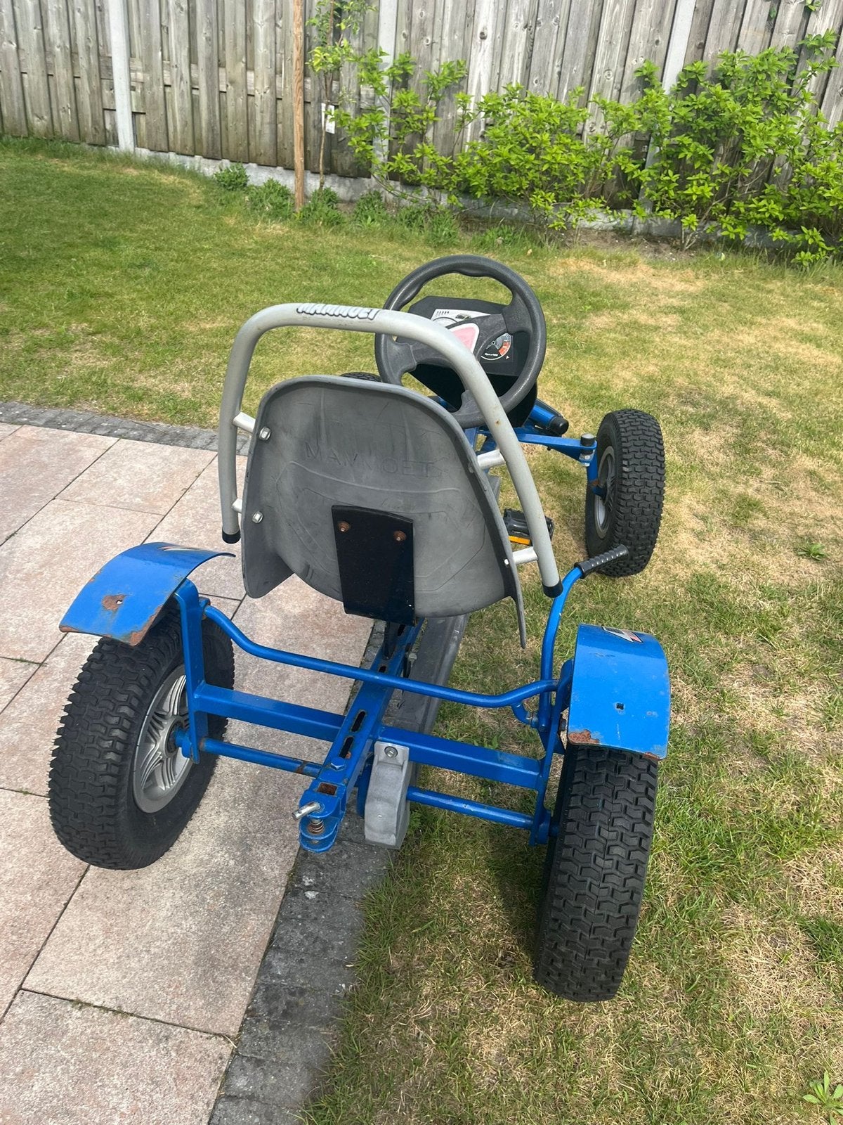 Mammoet skelter - Blauw, robuust en klaar voor avontuur!, Ophalen, Gebruikt, Mammoet
