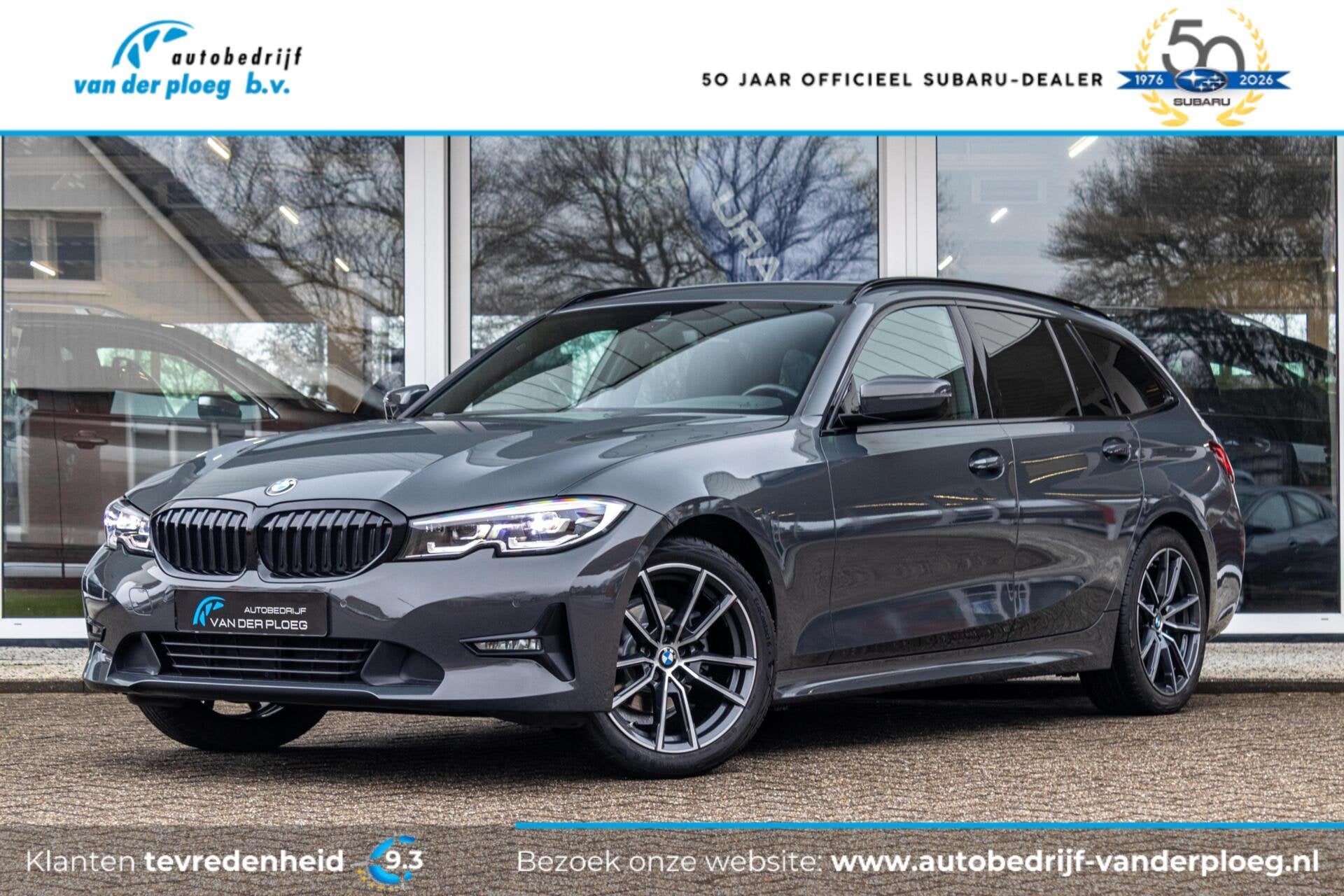 BMW 3-serie 318i Touring Business Edition | Dravitgrau | Nav, Automaat, 1998 cc, Gebruikt, Stationwagon
