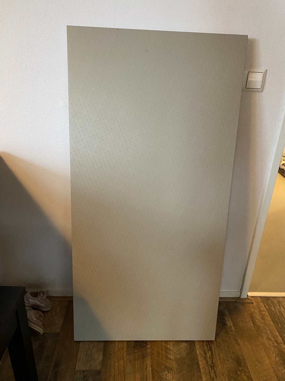 Tafelblad met schilderspoten - DIY bureau/tafel, Huis en Inrichting, Ophalen, Gebruikt, 75 cm of meer, 60 cm of meer