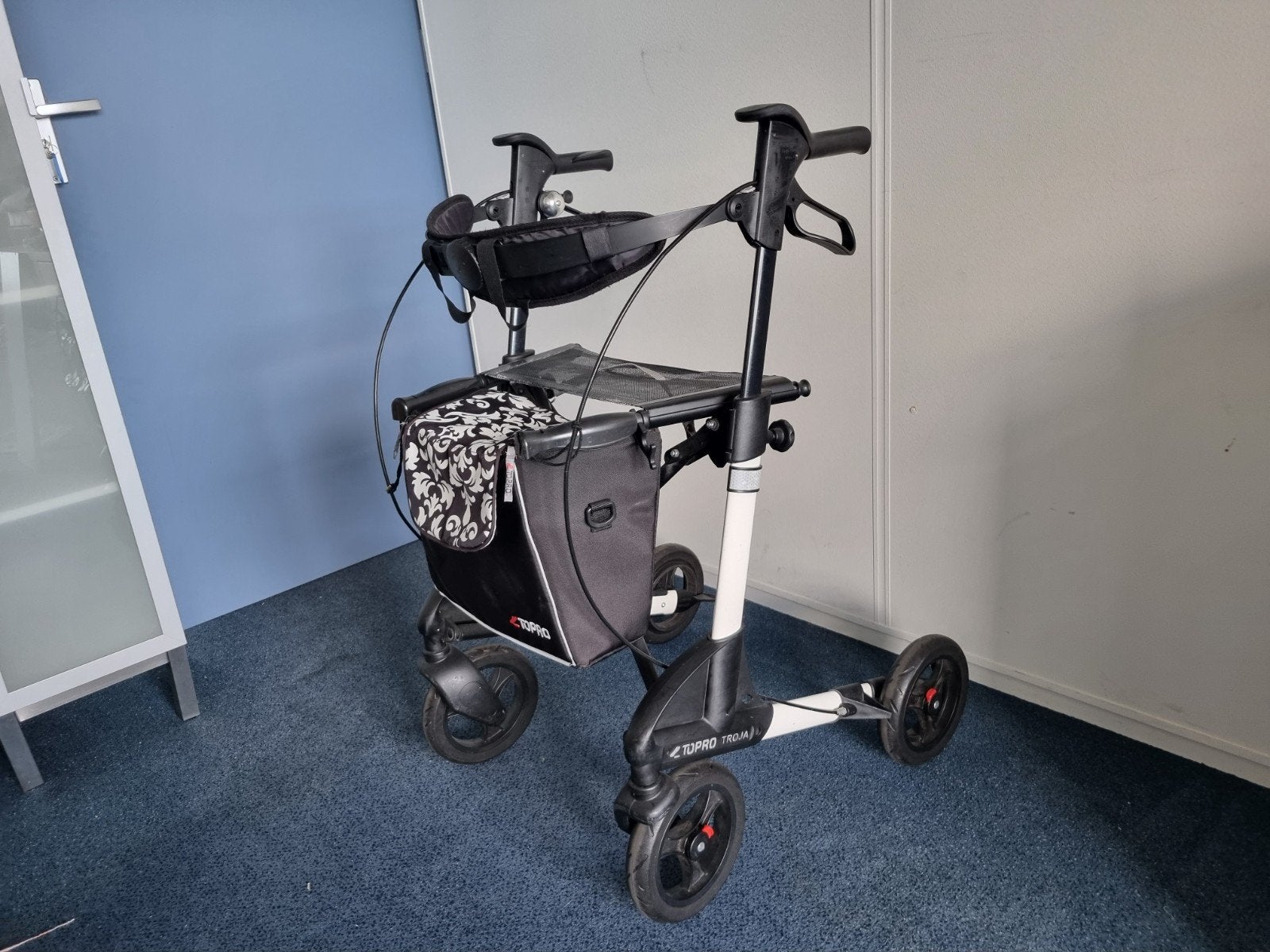 Topro troja rollator, wit, Ophalen, Opvouwbaar, Gebruikt