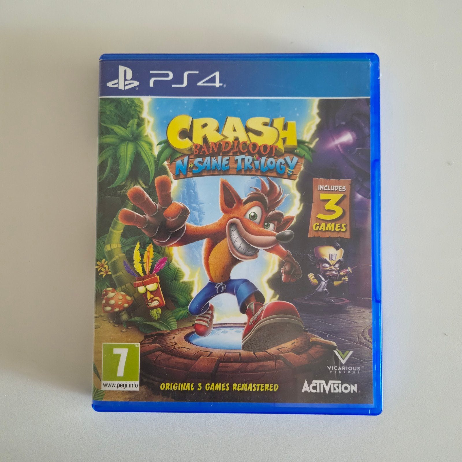 Crash Bandicoot N. Sane Trilogy PS4, Spelcomputers en Games, Games | Sony PlayStation 4, 1 speler, Ophalen of Verzenden, Zo goed als nieuw