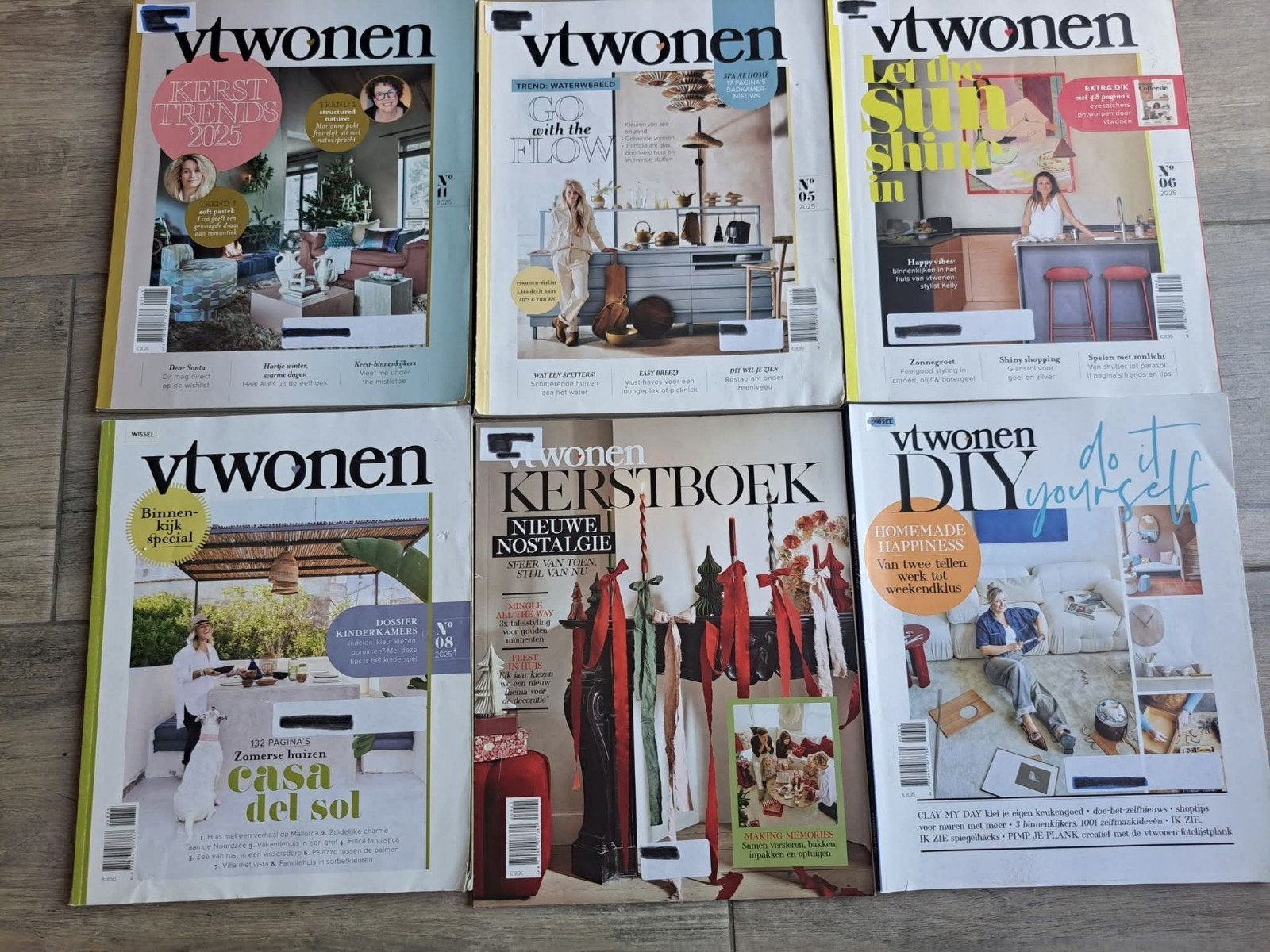 6x VT Wonen, Boeken, Ophalen of Verzenden, Gelezen, Overige typen