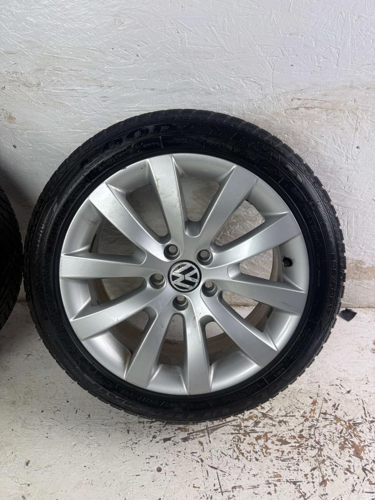 Originele Volkswagen Scirocco Eos velg 17" 5x112 Long Beach, Niet ingevuld, Gebruikt, Banden en Velgen, Niet ingevuld