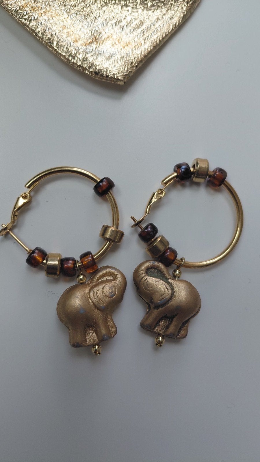 Nieuwe oorbellen met olifantjes, Sieraden, Tassen en Uiterlijk, Oorbellen, Overige materialen, Hangers, Nieuw, Ophalen of Verzenden