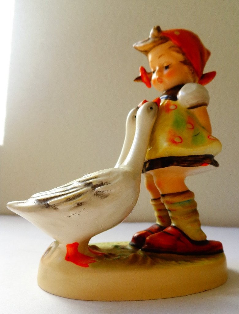 M I Hummel:47/0-Goose Girl-12½cm-TMK-3 3de versie-Excellent, Verzenden