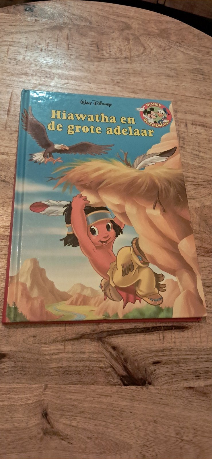 disney boek hiawatha en de grote adelaar, Ophalen of Verzenden, Zo goed als nieuw, Walt Disney