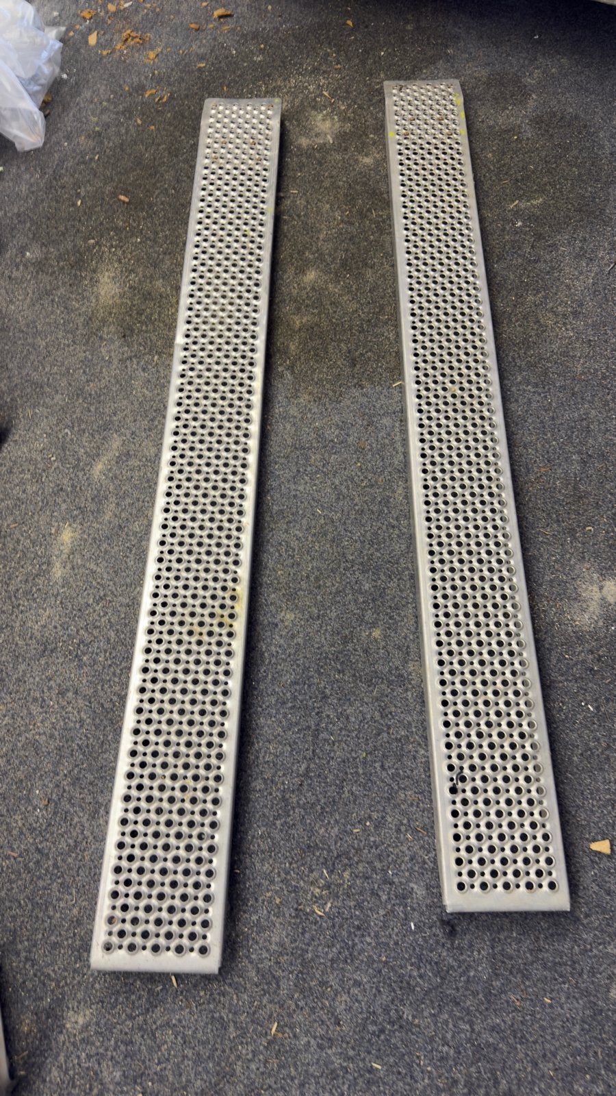 Set van 2 oprijplaten voor aanhanger of trailer, Ophalen, Gebruikt