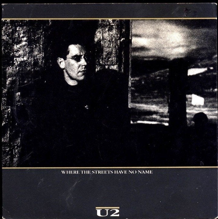 Single  -  U2  - Where the streets have no name, Cd's en Dvd's, Vinyl Singles, Ophalen of Verzenden, Gebruikt, Pop