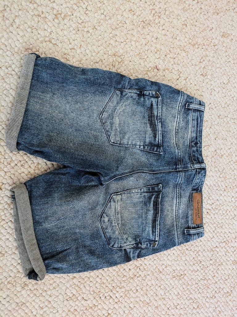 Gabba Jason korte broek jeans maat 28, Gabba., Blauw, W32 (confectie 46) of kleiner, Ophalen of Verzenden