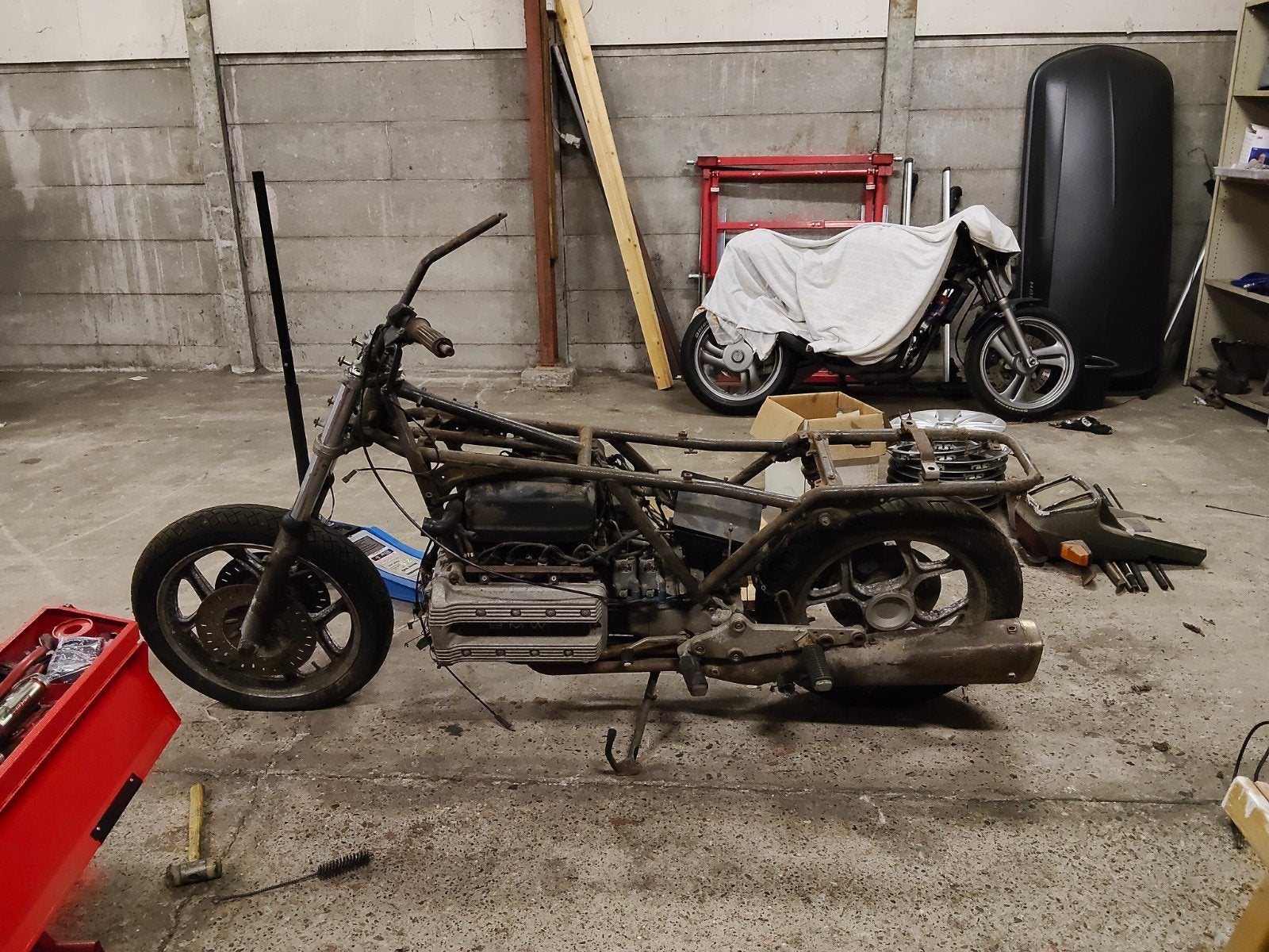BMW K-serie motorfiets project - onderdelen/opknapper, Motoren, Ophalen of Verzenden, Gebruikt