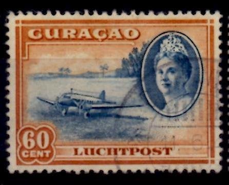 Curaçao luchtpost NVPH-nr LP35, Ophalen of Verzenden, Gestempeld