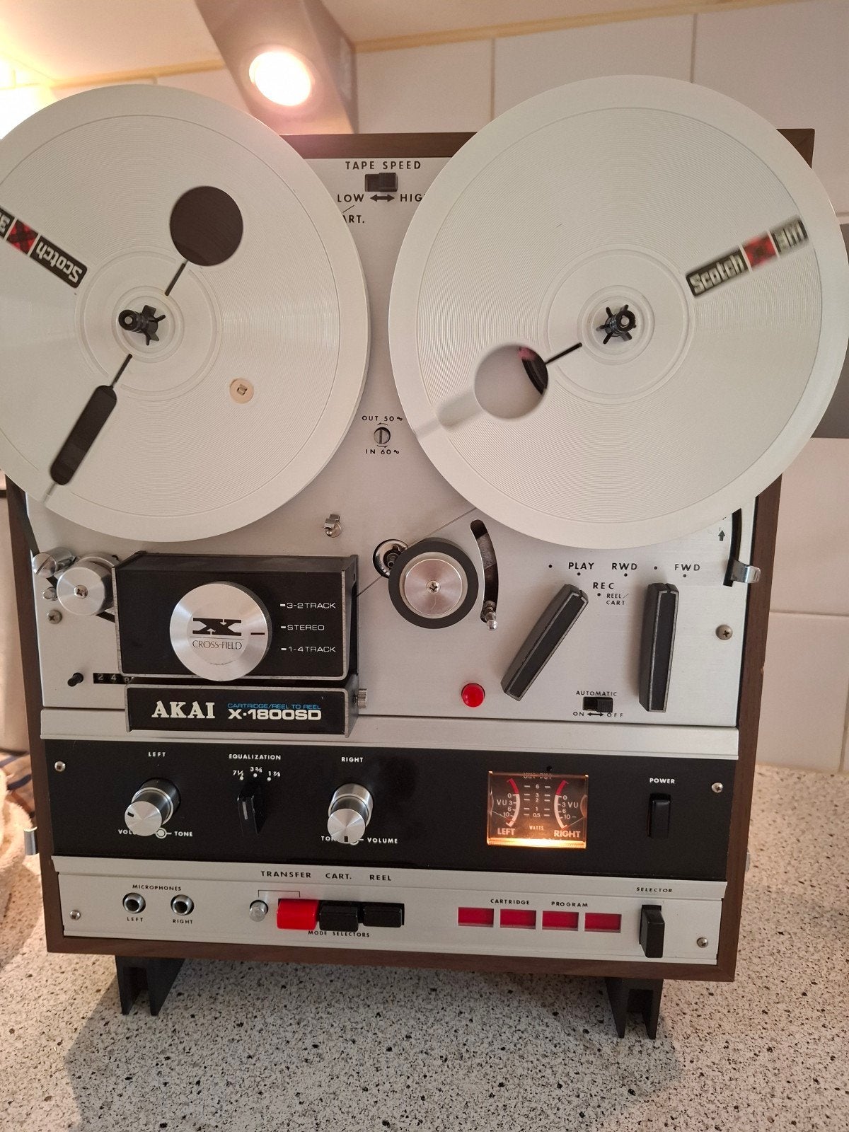 prachtig akai x1800sd met 8traxk, Ophalen, Bandrecorder