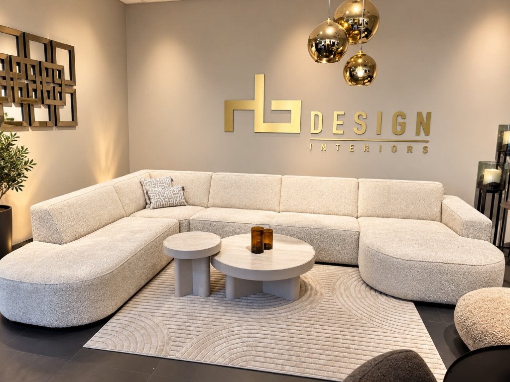 Complete Hoekcombinatie met Open Eiland en Lounge, Hout, Hoekbank, Ophalen of Verzenden, 150 cm of meer