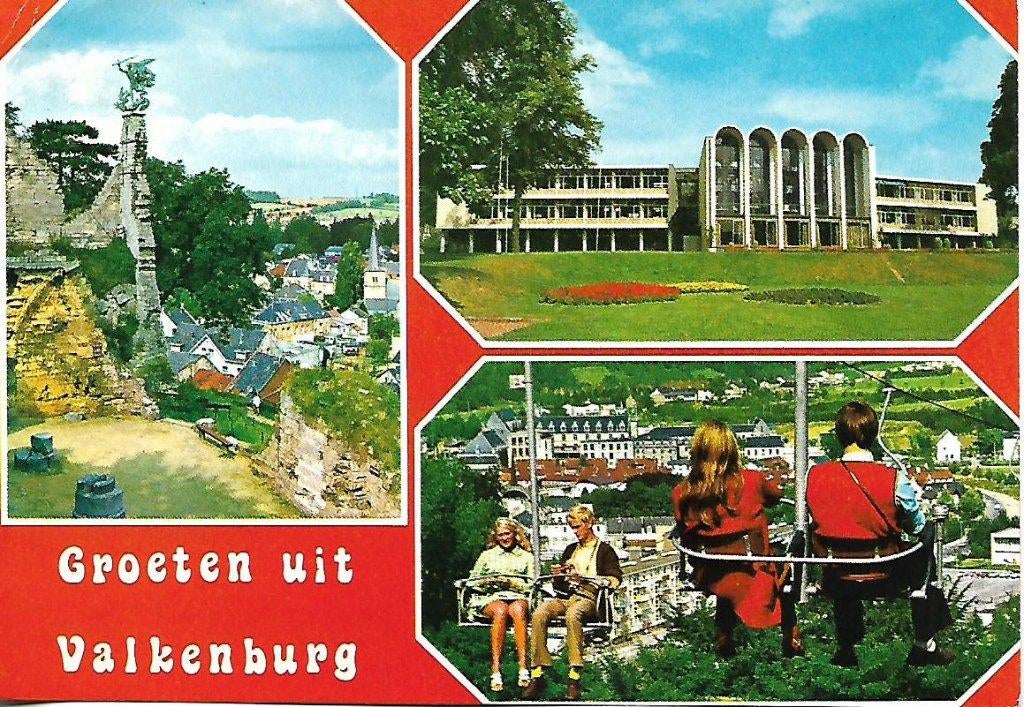 Valkenburg- -3-luik., Verzenden, 1960 tot 1980, Gelopen, Limburg