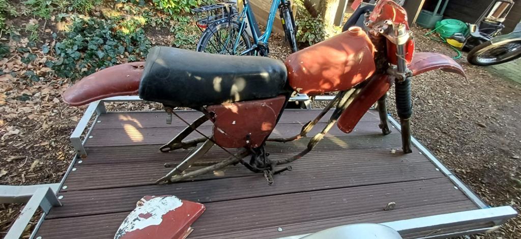 Frame oltimer crossmotor Yamaha Yz 125, Ophalen of Verzenden