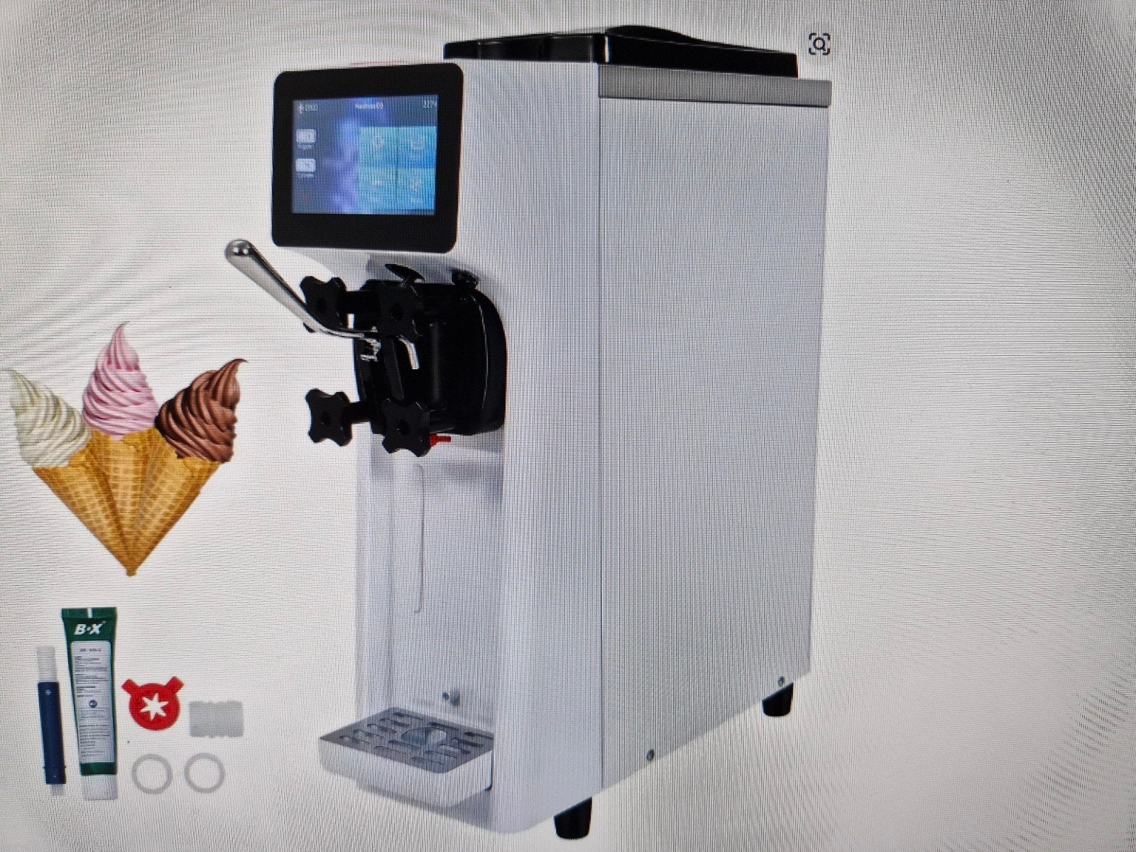 soft IJsmachine Softijsmachine .nieuwstaat, Witgoed en Apparatuur, IJsmachines, Ophalen, Zo goed als nieuw, Zelfvriezend