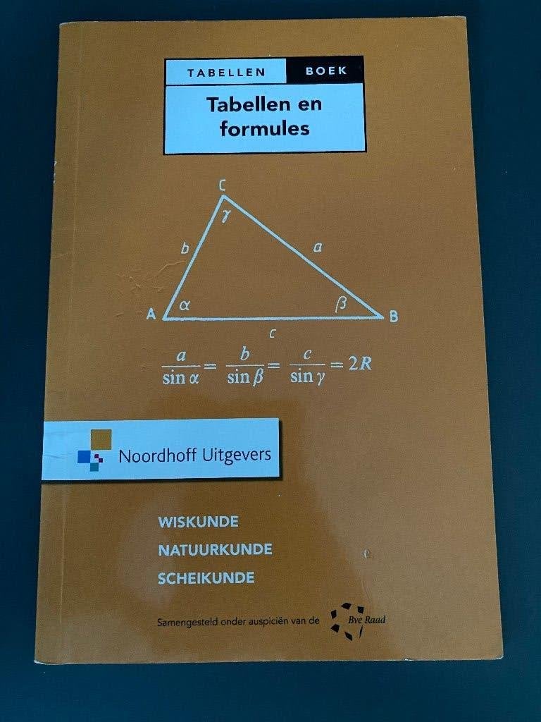 Tabellen en formules (binas), Boeken, Ophalen of Verzenden, Beta, Gelezen, MBO