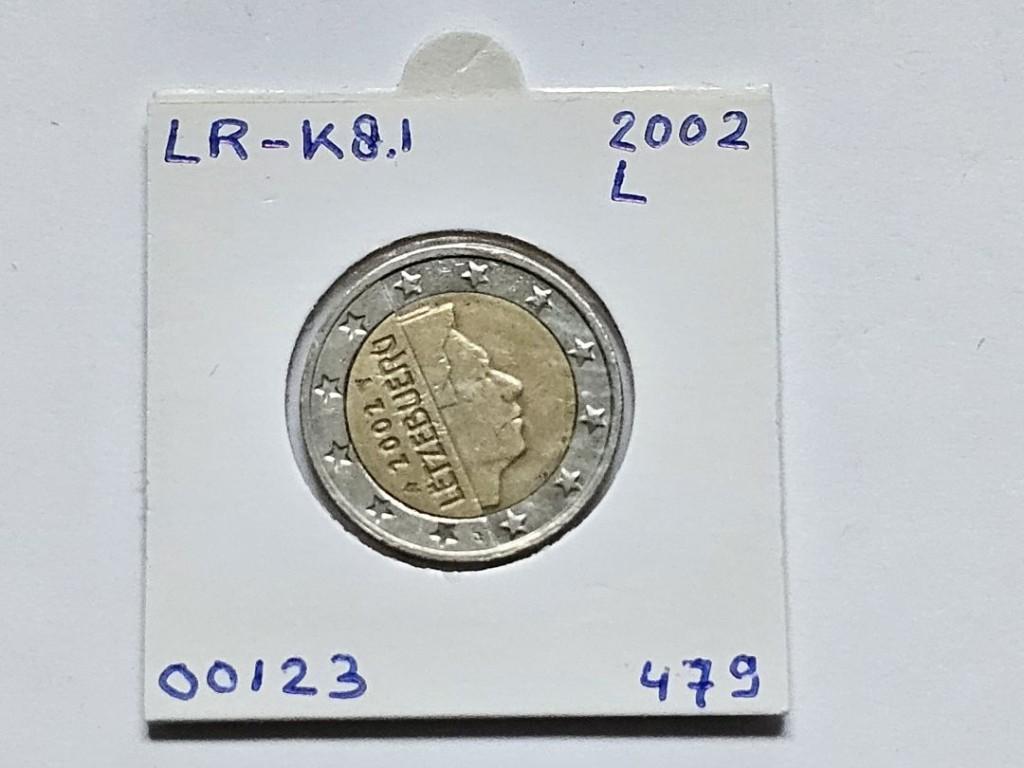 2-euromunt Luxemburg (L) 2002 Koers LR-K8.1, Ophalen of Verzenden, Luxemburg, 2 euro, Losse munt
