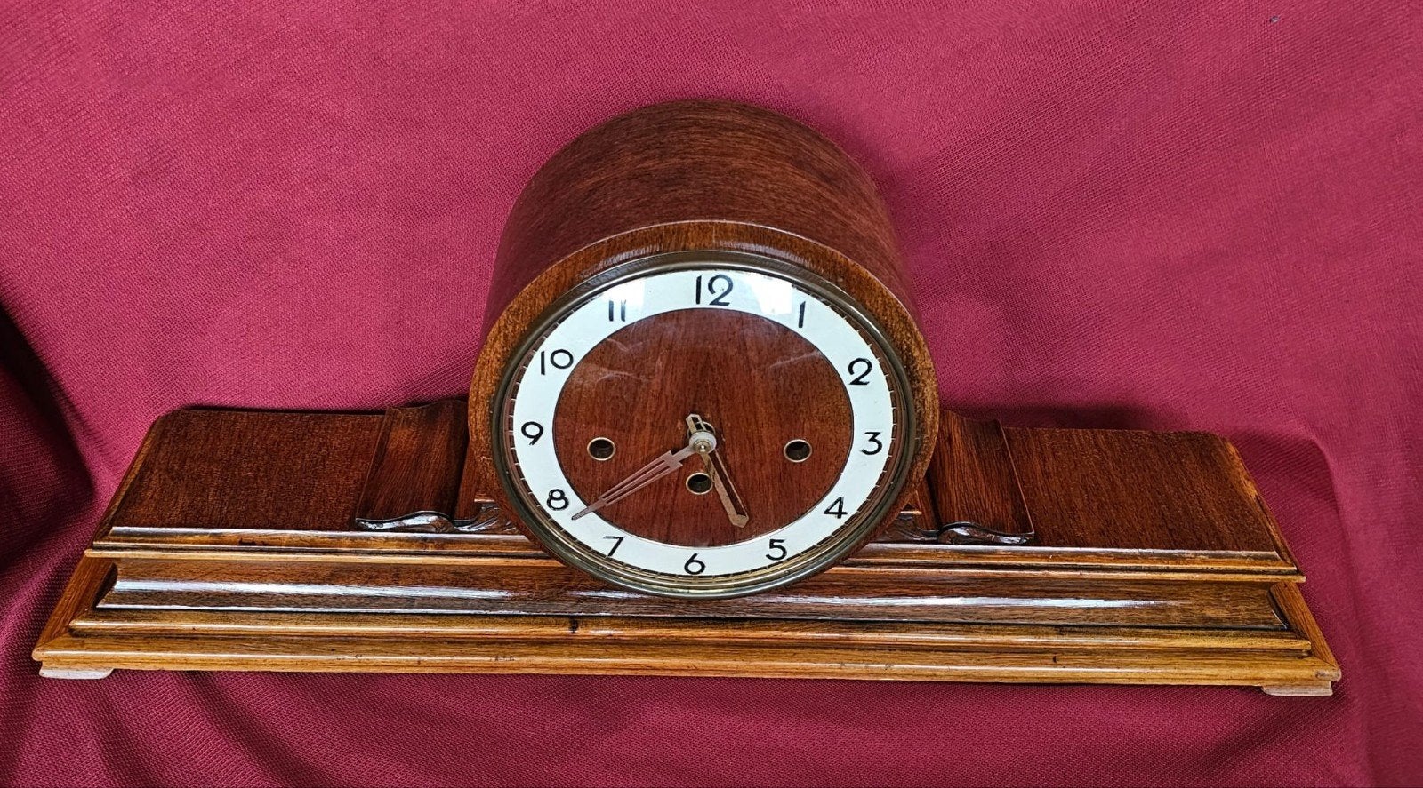 Westminster pendule met bel-slag op gongstaven, Antiek en Kunst, Verzenden