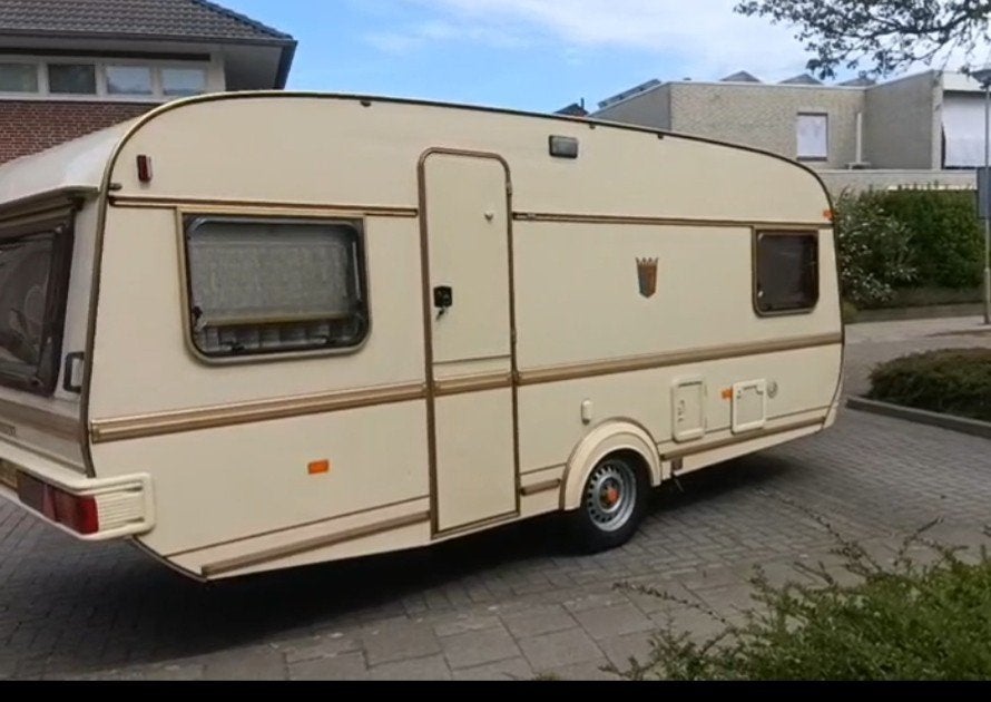 Zeldzaam netjes deze Tabbert met Mover & luifel. 4 persoons, Luifel, Rondzit, Tabbert, Dwarsbed